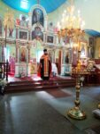 9 мая 2024 года в храме Воздвижения Креста Господня г. Ляховичи отслужен благодарственный молебен
