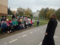 1 октября 2021 года иерей Максим Долгий побеседовал с учащимися гимназии г. Ляховичи.