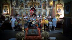 12 августа 2022 г. храм Воздвижения Креста Господня г. Ляховичи посетили учащиеся Средней школы №2