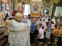 21 августа 2022 г. в храме Воздвижения Креста Господня г. Ляховичи прошел молебен на начало учебного года
