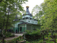 Часовня Святой блаженной Ксении на Смоленском кладбище в Санкт-Петербурге. Фото автора